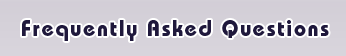 Frequently Asked Questions